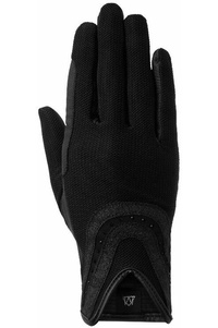 Mountain Horse Womens Jewel Equestrian Riding Glove 709901 - Black